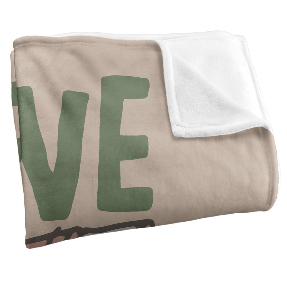 Multicoloured - Back - The Flintstones Drive Green Blanket