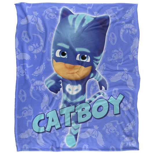 White - Front - PJ Masks Catboy Blanket