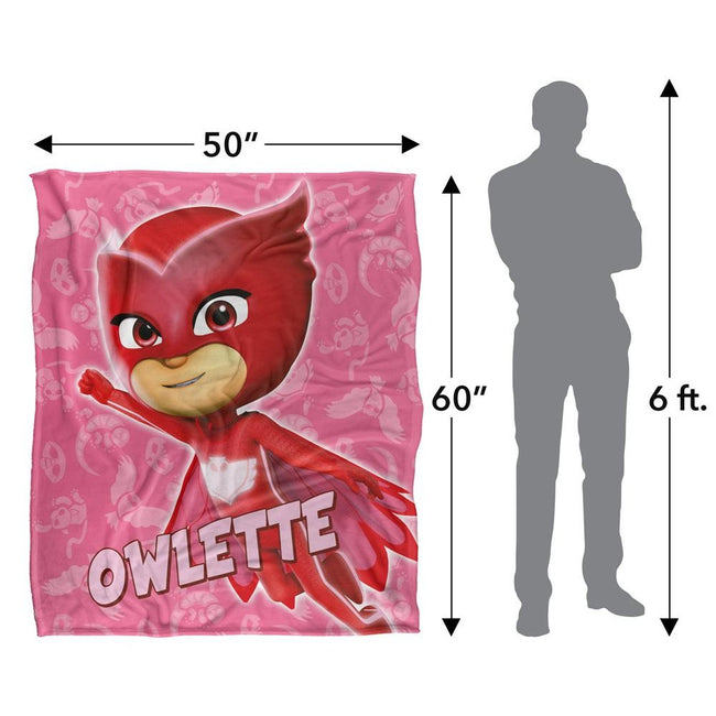 White - Pack Shot - PJ Masks Owlette Blanket