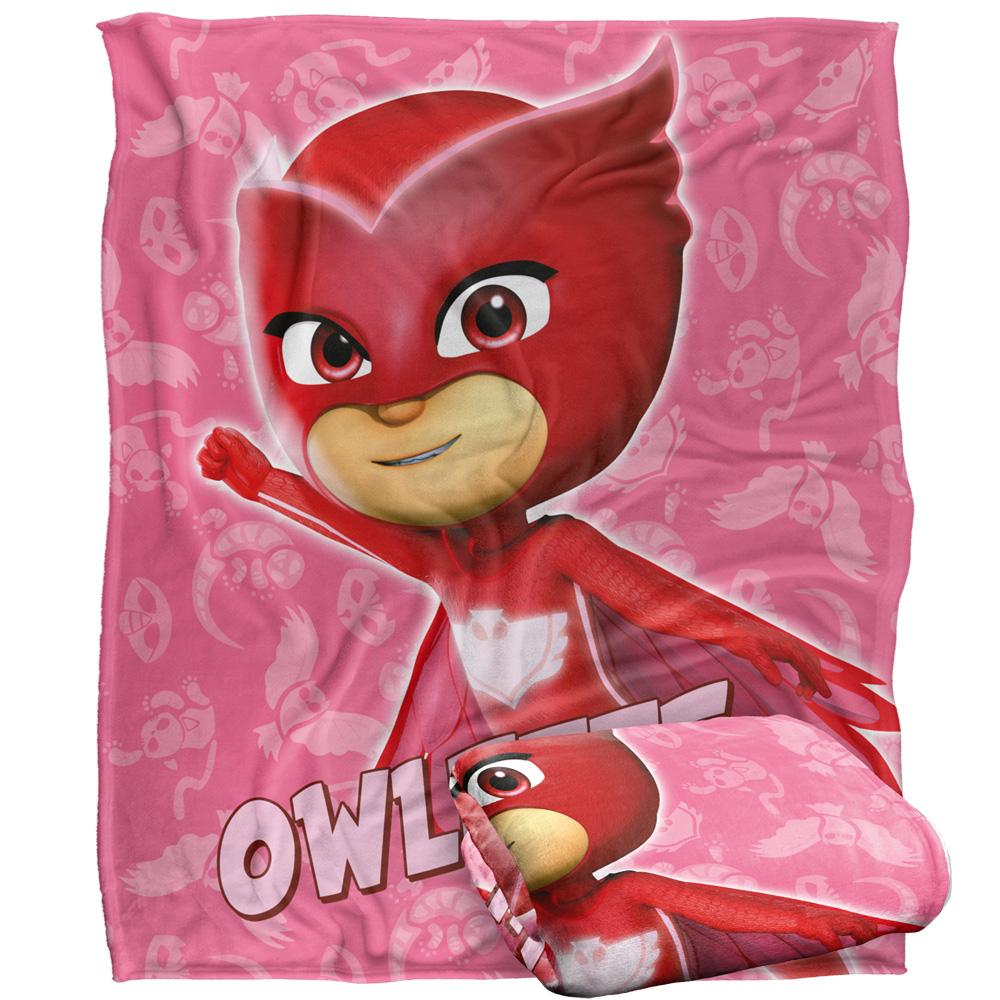 White - Side - PJ Masks Owlette Blanket