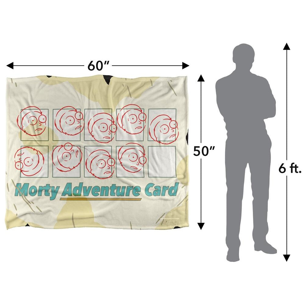 Multicoloured - Pack Shot - Rick And Morty Adventure Card Blanket