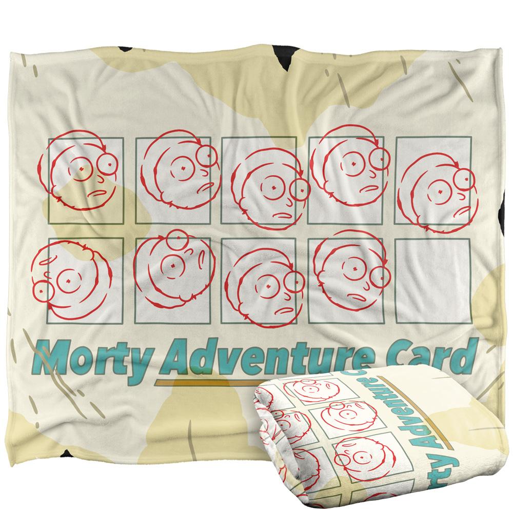 Multicoloured - Side - Rick And Morty Adventure Card Blanket