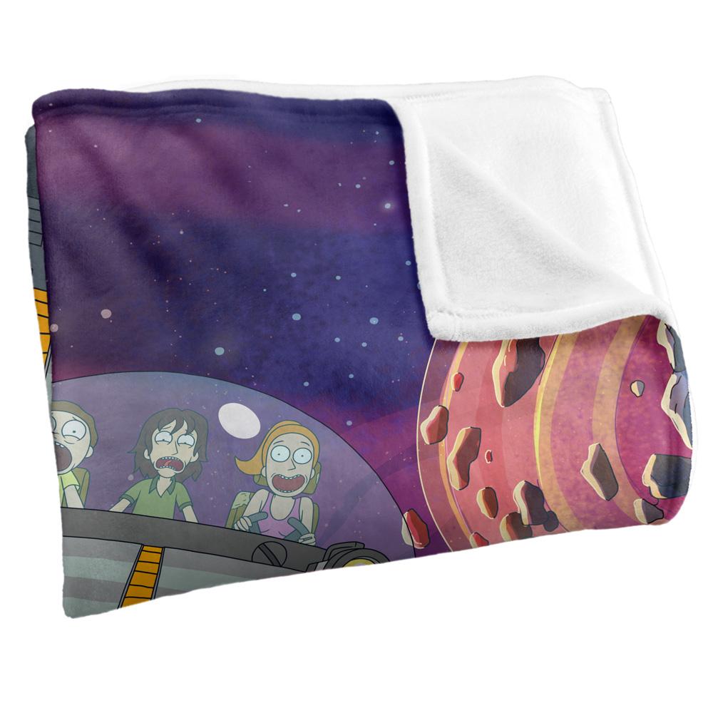 Multicoloured - Back - Rick And Morty The Chut Blanket