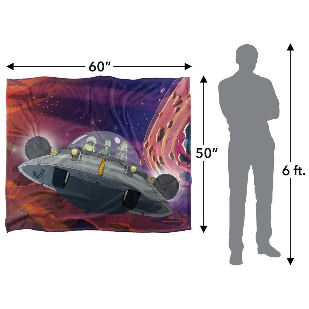Multicoloured - Pack Shot - Rick And Morty The Chut Blanket