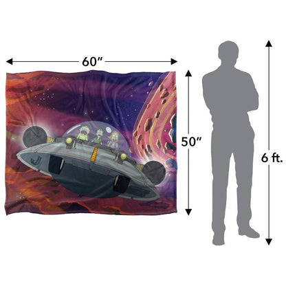 Multicoloured - Pack Shot - Rick And Morty The Chut Blanket