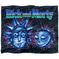 Multicoloured - Front - Rick And Morty Chrome Blanket