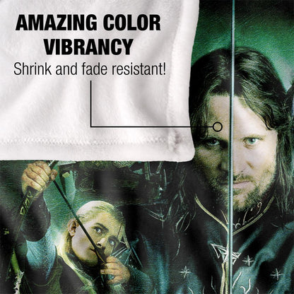 Multicoloured - Lifestyle - Lord Of The Rings Group Shot Blanket