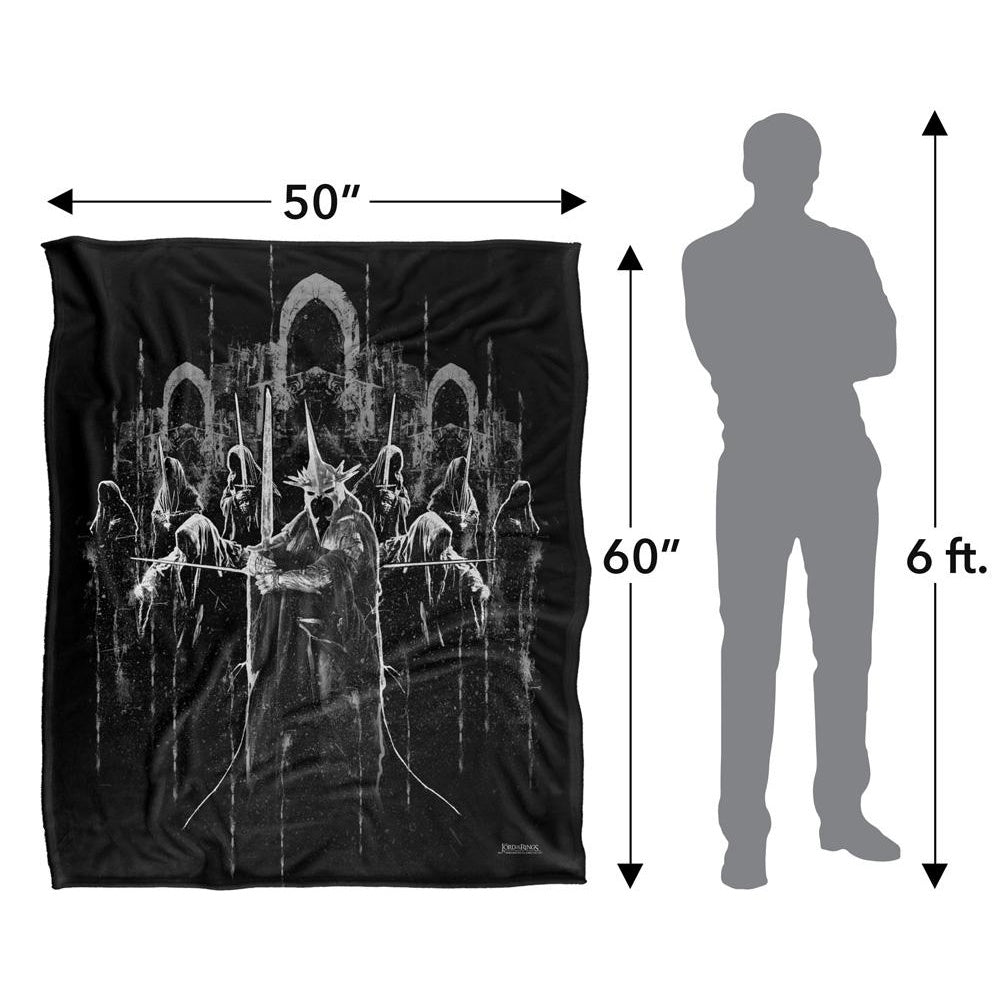 Multicoloured - Pack Shot - Lord Of The Rings Ring Wraiths Blanket