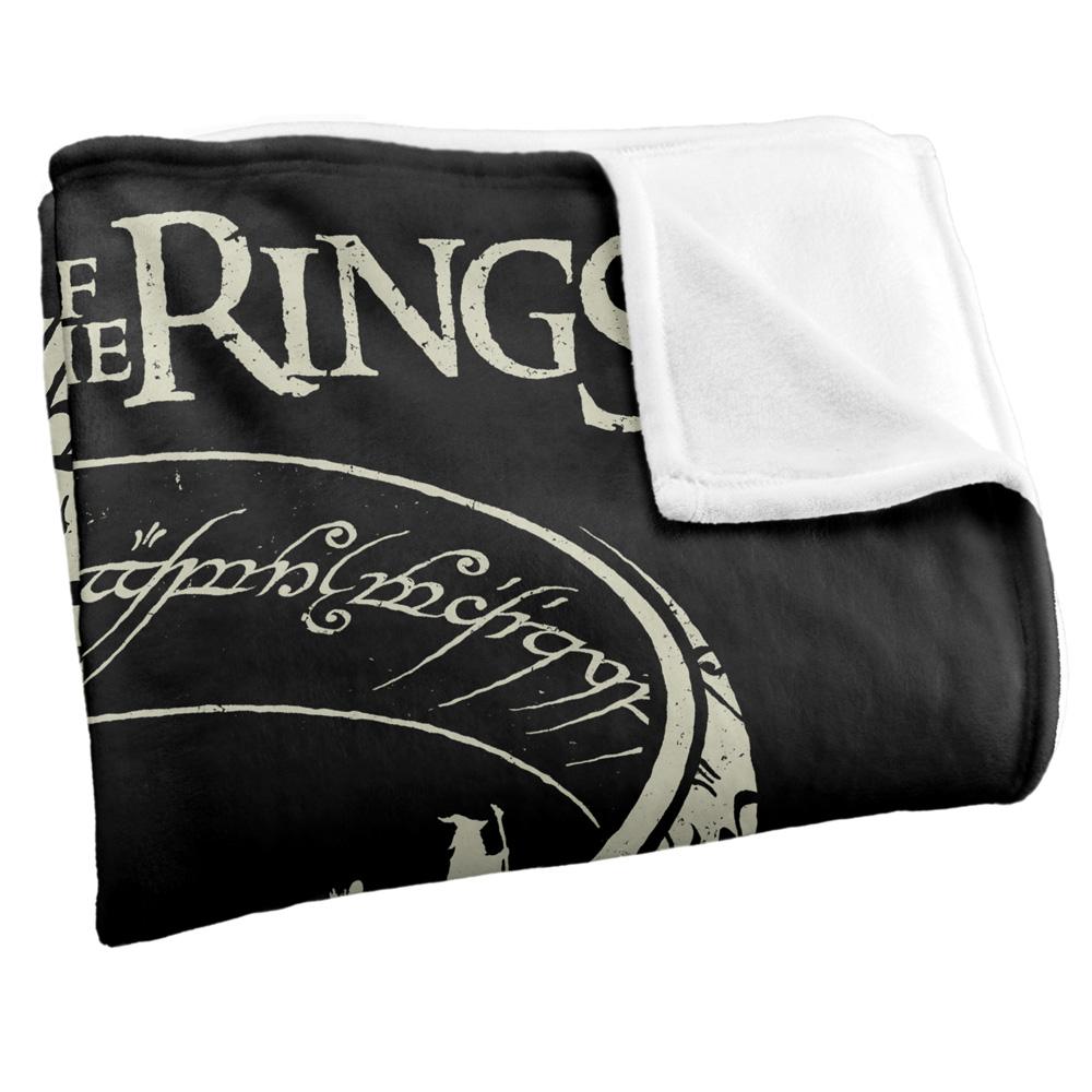 Multicoloured - Back - Lord Of The Rings Silhouette Blanket