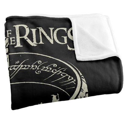 Multicoloured - Back - Lord Of The Rings Silhouette Blanket