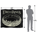 Multicoloured - Pack Shot - Lord Of The Rings Silhouette Blanket