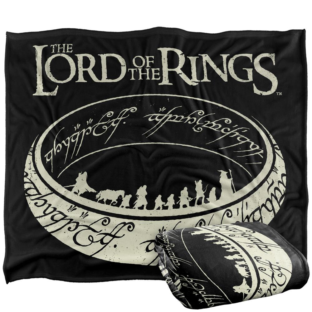 Multicoloured - Side - Lord Of The Rings Silhouette Blanket