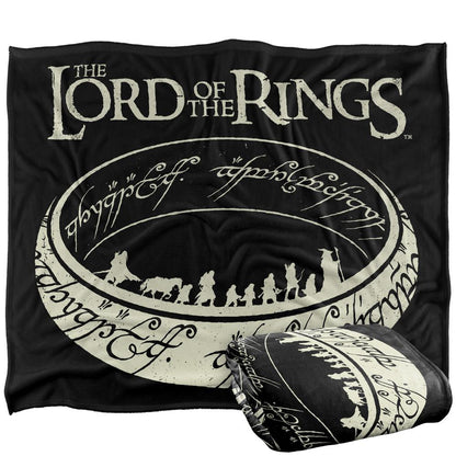 Multicoloured - Side - Lord Of The Rings Silhouette Blanket
