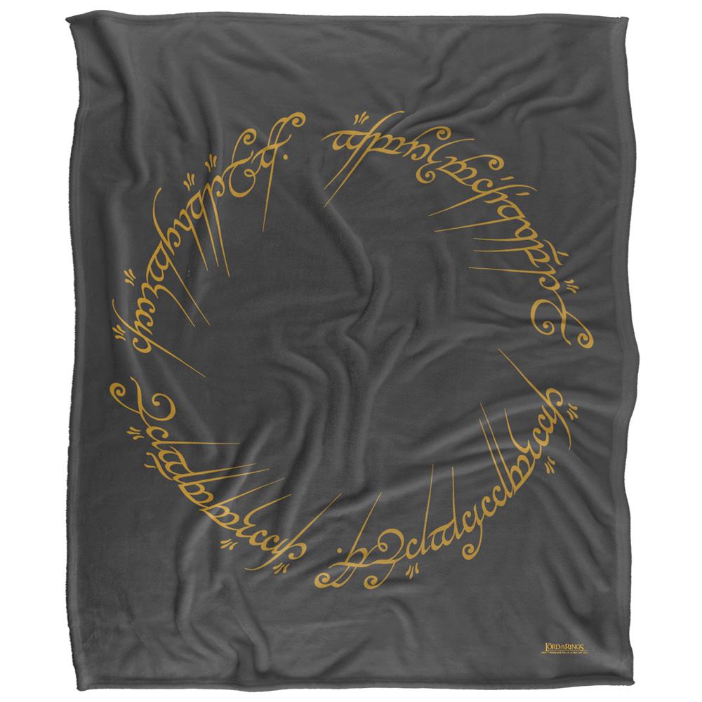 Multicoloured - Front - Lord Of The Rings The One Ring Blanket