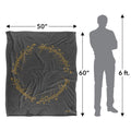 Multicoloured - Pack Shot - Lord Of The Rings The One Ring Blanket