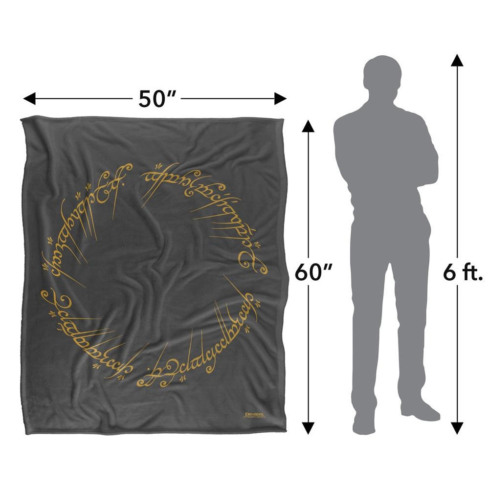 Multicoloured - Pack Shot - Lord Of The Rings The One Ring Blanket