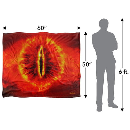 Multicoloured - Pack Shot - Lord Of The Rings Eye Of Sauron Blanket