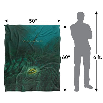 Multicoloured - Pack Shot - Lord Of The Rings One Ring To Rule Them All Blanket