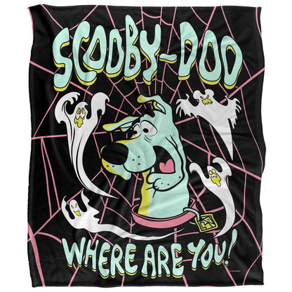 Multicoloured - Front - Scooby Doo Ghosts Blanket