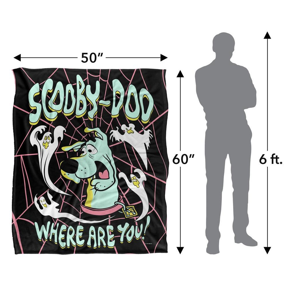 Multicoloured - Pack Shot - Scooby Doo Ghosts Blanket