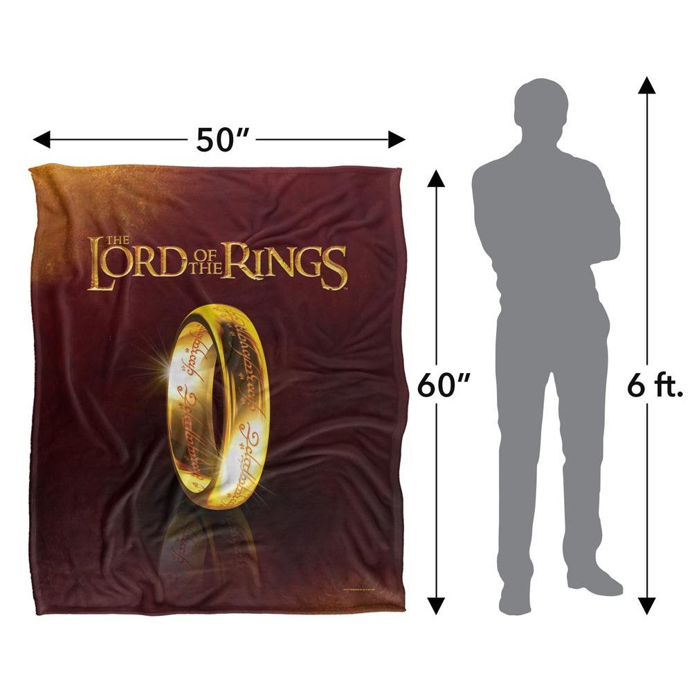 Multicoloured - Pack Shot - Lord Of The Rings One Ring Reflection Blanket