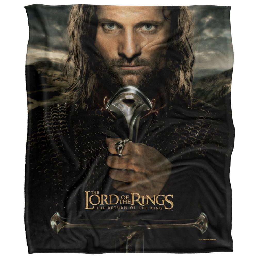 Multicoloured - Front - Lord Of The Rings Aragorn Blanket