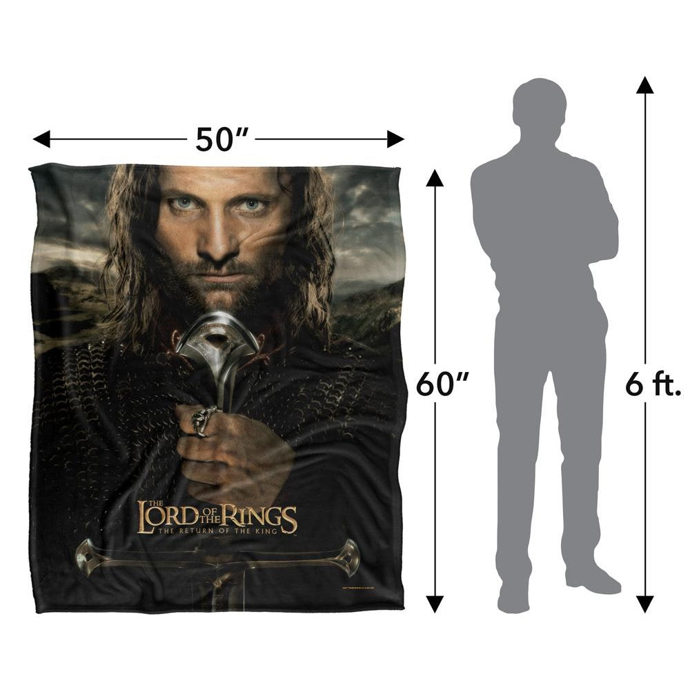 Multicoloured - Pack Shot - Lord Of The Rings Aragorn Blanket