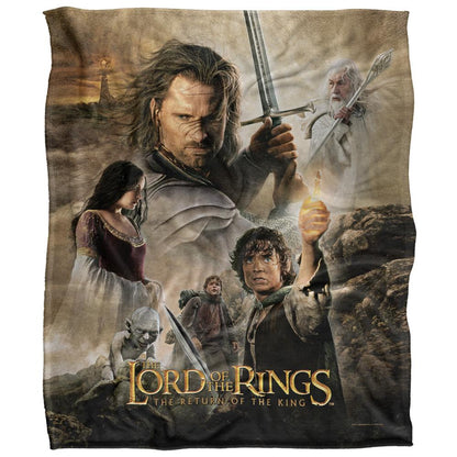 Multicoloured - Front - Lord Of The Rings Return Of The King Movie Poster Blanket