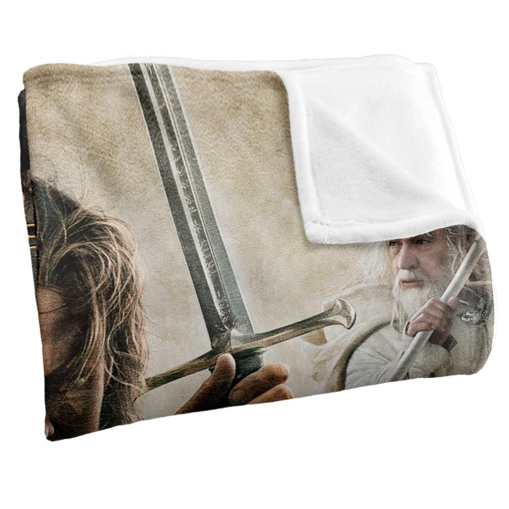 Multicoloured - Back - Lord Of The Rings Return Of The King Movie Poster Blanket