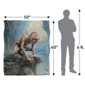 Multicoloured - Pack Shot - Lord Of The Rings Gollum Blanket