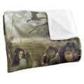 Multicoloured - Back - Lord Of The Rings Movie Poster Blanket