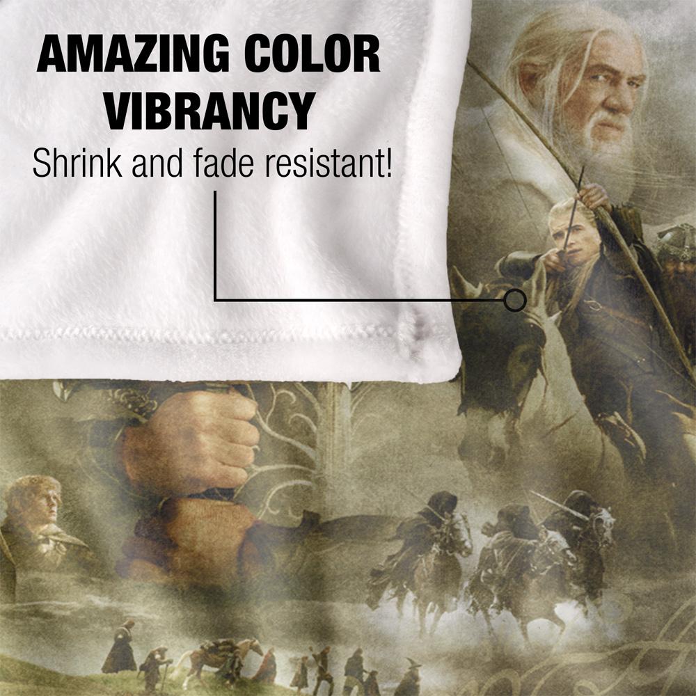 Multicoloured - Lifestyle - Lord Of The Rings Movie Poster Blanket