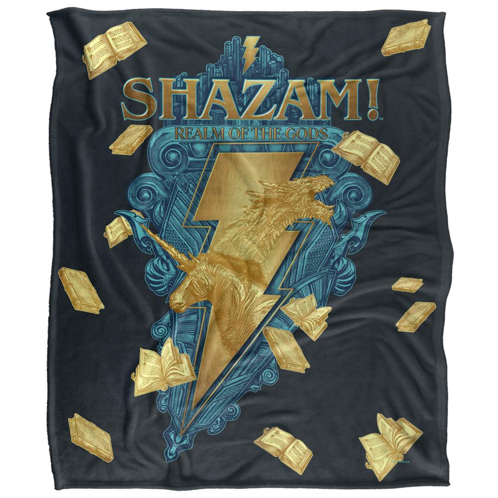 Multicoloured - Front - Shazam Realm Of The Gods Blanket