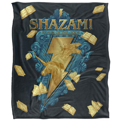 Multicoloured - Front - Shazam Realm Of The Gods Blanket