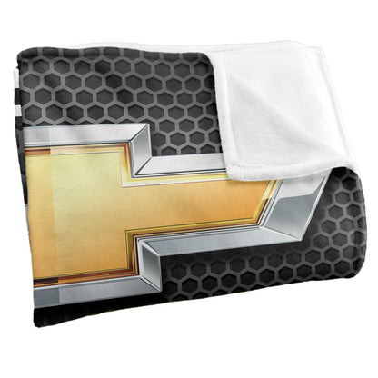 Multicoloured - Back - Chevrolet Chrome Logo Blanket