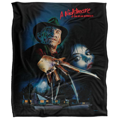 Multicoloured - Front - Nightmare On Elm Street Poster Freddy Krueger Blanket