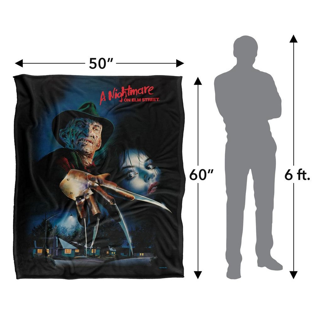 Multicoloured - Pack Shot - Nightmare On Elm Street Poster Freddy Krueger Blanket