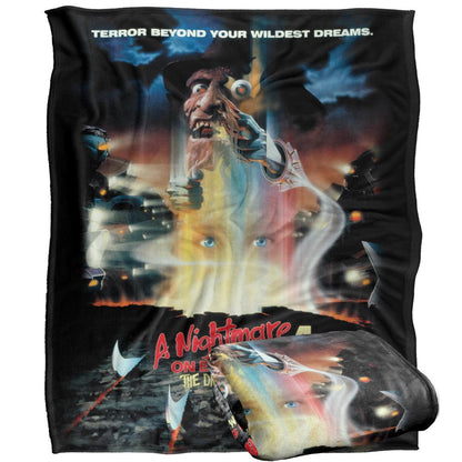 Multicoloured - Side - Nightmare On Elm Street Dream Master Blanket