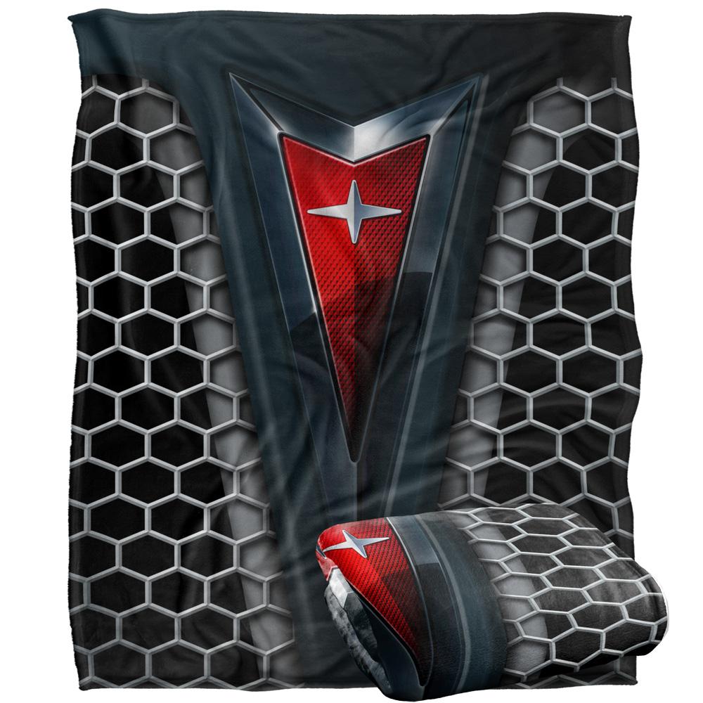 Multicoloured - Side - Pontiac Logo Blanket