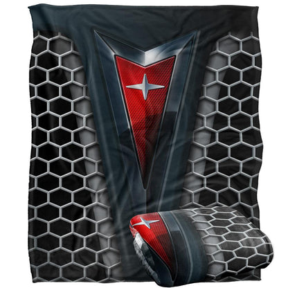 Multicoloured - Side - Pontiac Logo Blanket