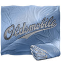 Multicoloured - Side - Oldsmobile Chrome Logo Blanket