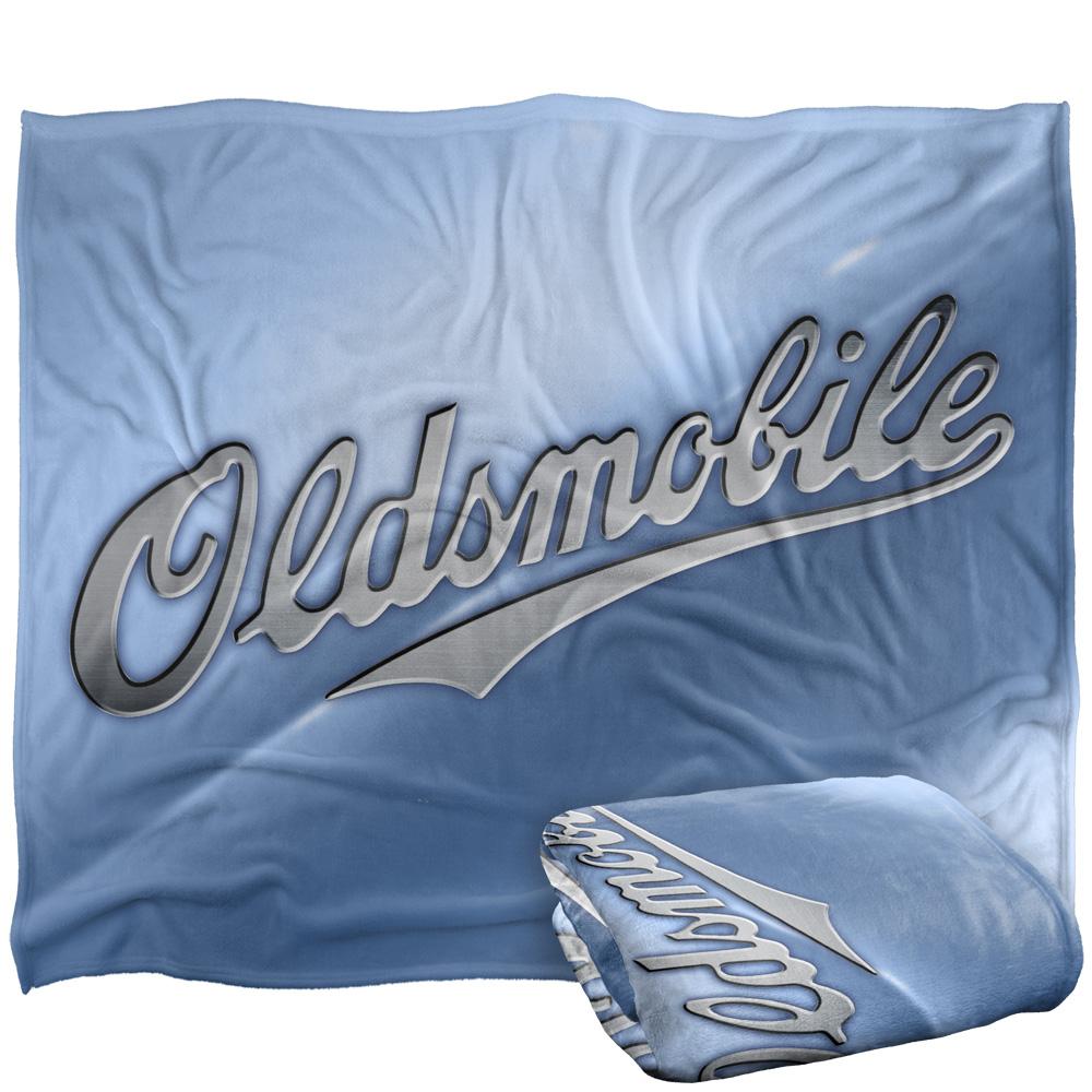 Multicoloured - Side - Oldsmobile Chrome Logo Blanket