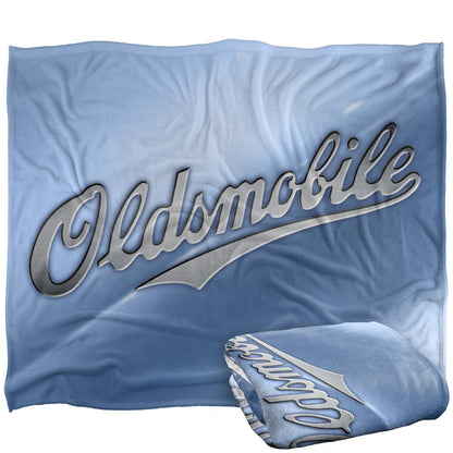 Multicoloured - Side - Oldsmobile Chrome Logo Blanket