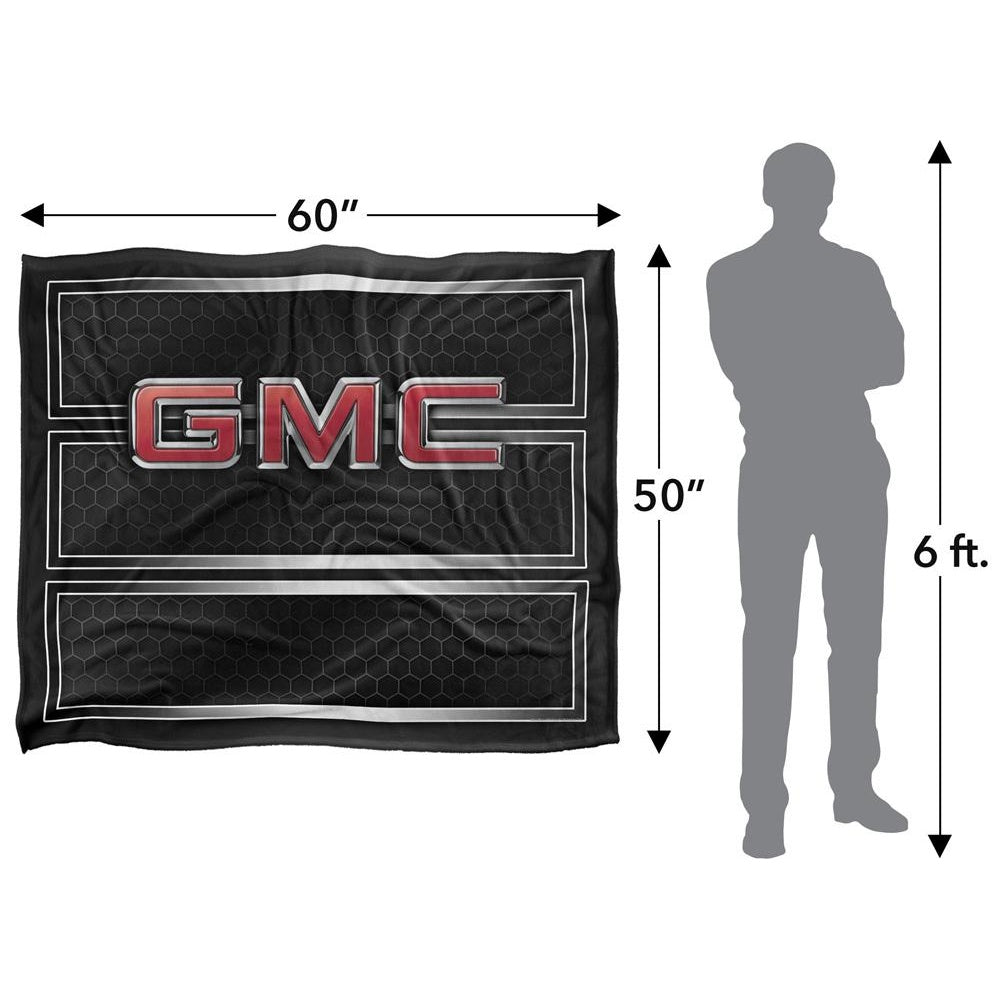 Multicoloured - Pack Shot - GMC Grill Logo Blanket