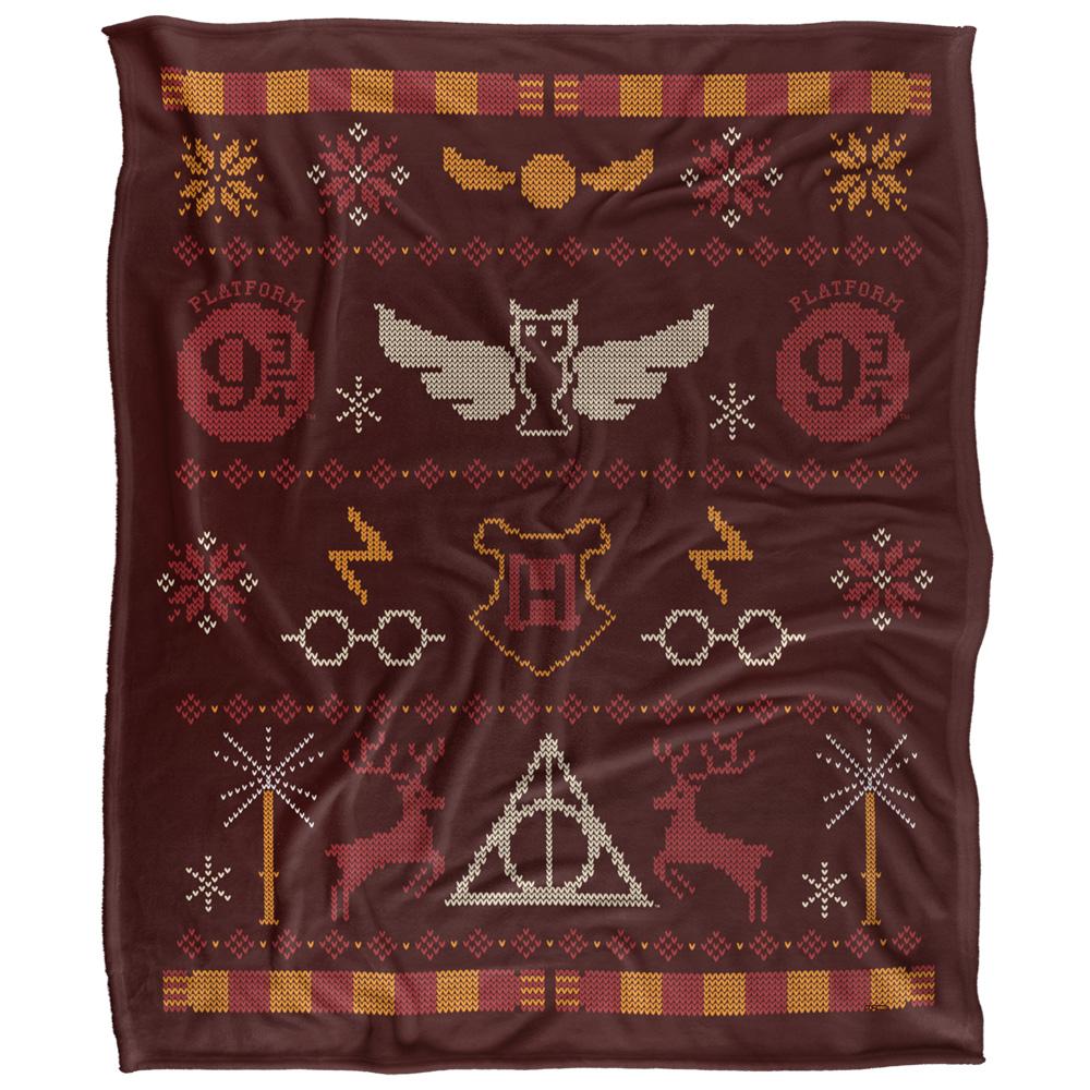 Multicoloured - Front - Harry Potter Fair Isle Blanket