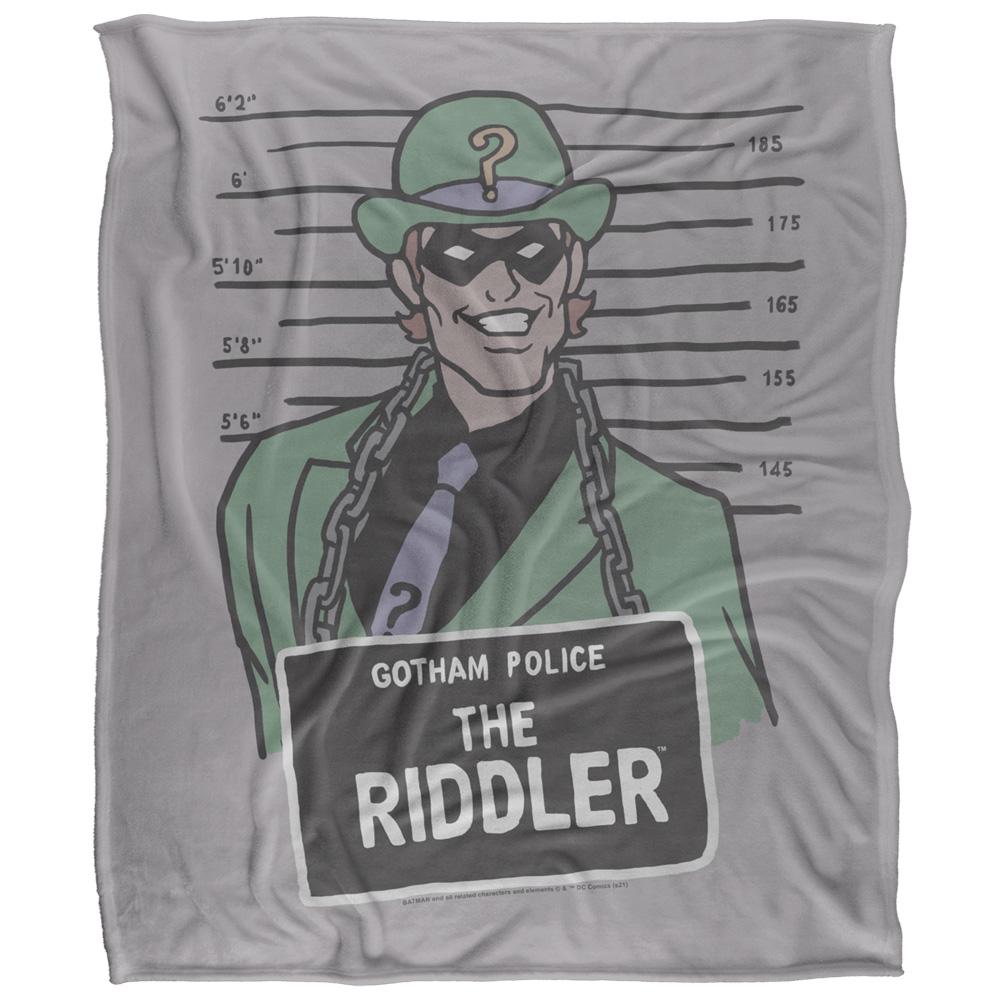 Multicoloured - Front - Batman Line Up Riddler Blanket