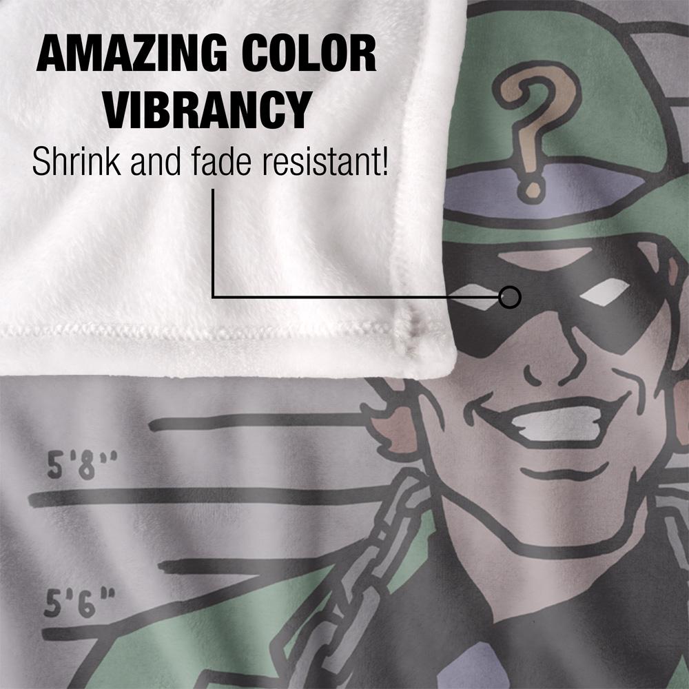 Multicoloured - Lifestyle - Batman Line Up Riddler Blanket