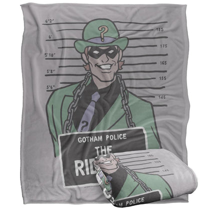 Multicoloured - Side - Batman Line Up Riddler Blanket