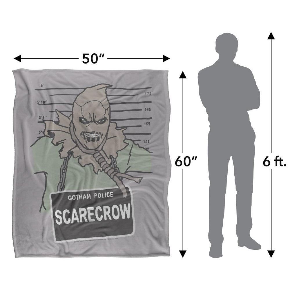 Multicoloured - Pack Shot - Batman Line Up Scarecrow Blanket