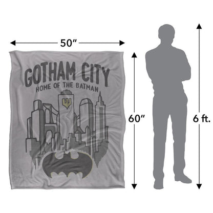 Multicoloured - Pack Shot - Batman Gotham Blanket